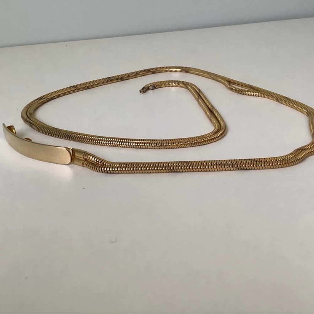 Vintage 1970s TLC DIY gold belt or ?
